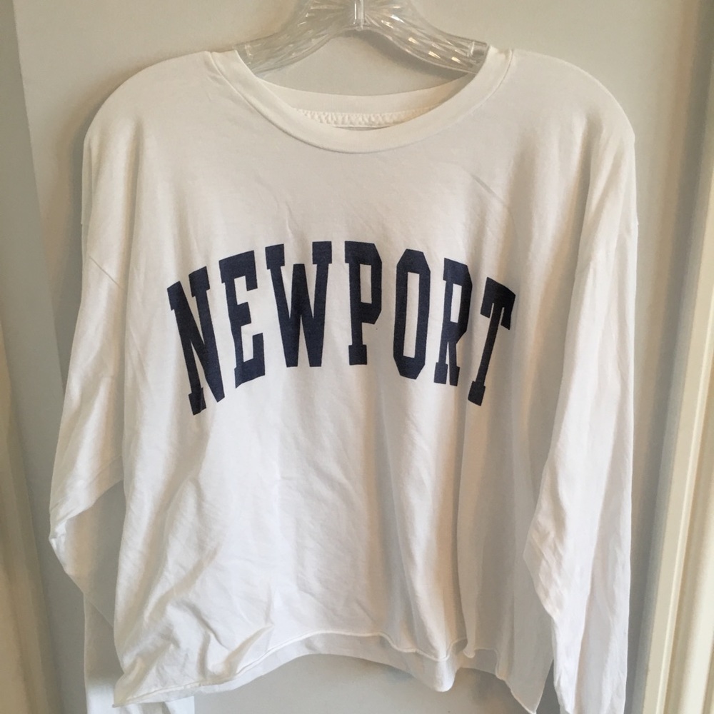 Newport cotton cropped long sleeve.